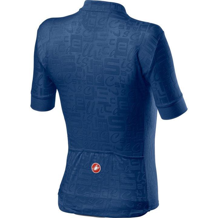 Castelli Promessa Jacquard Womens Cycling Jersey (Agate Blue) - BUMSONTHESADDLE