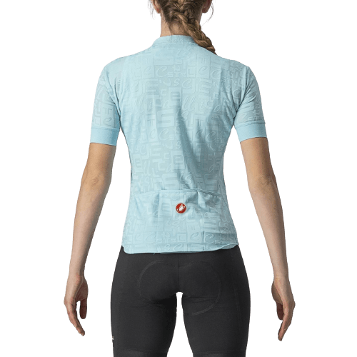 Castelli Promessa Jacquard Womens Cycling Jersey (Skylight) - BUMSONTHESADDLE