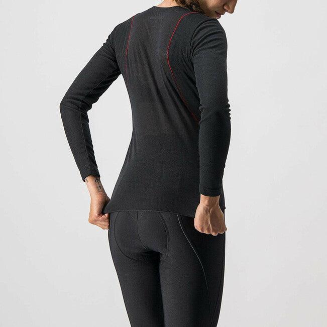 Castelli Prosecco Tech Baselayer (Black) - BUMSONTHESADDLE