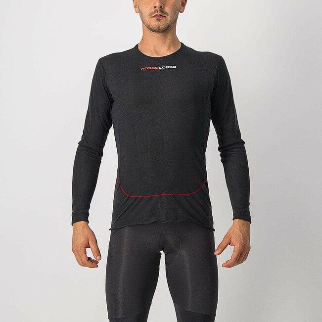 Castelli Prosecco Teck Baselayer (Black) - BUMSONTHESADDLE