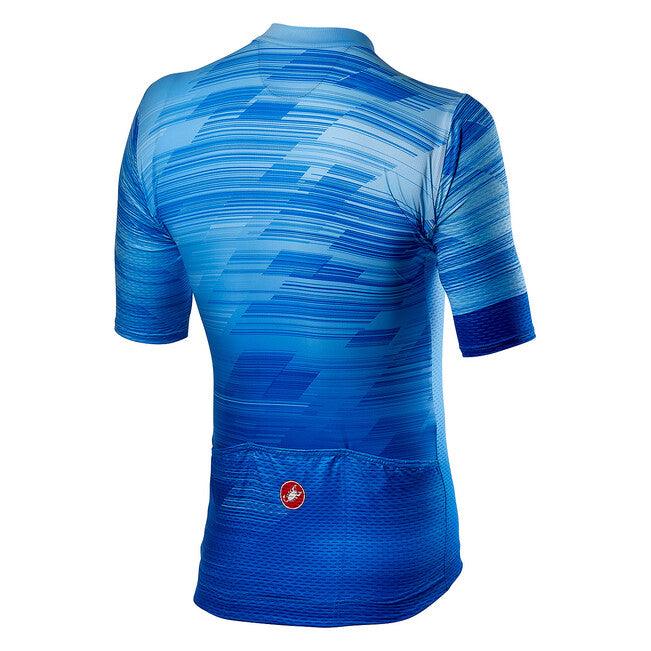 Castelli Rapido Mens Cycling Jersey (Ocean Blue) - BUMSONTHESADDLE