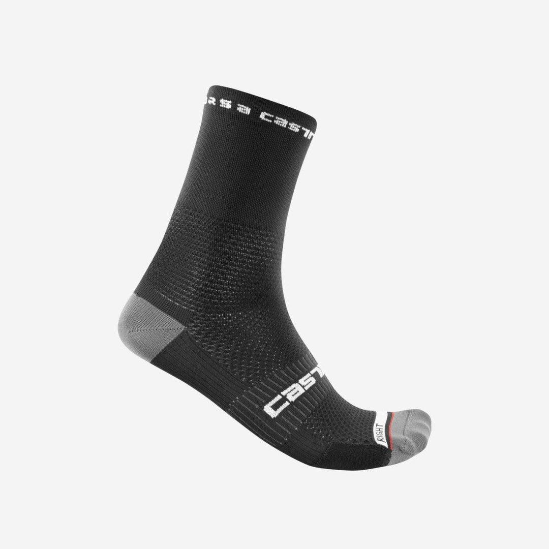 Castelli RC Pro 15 Mens Cycling Socks (Black) - BUMSONTHESADDLE