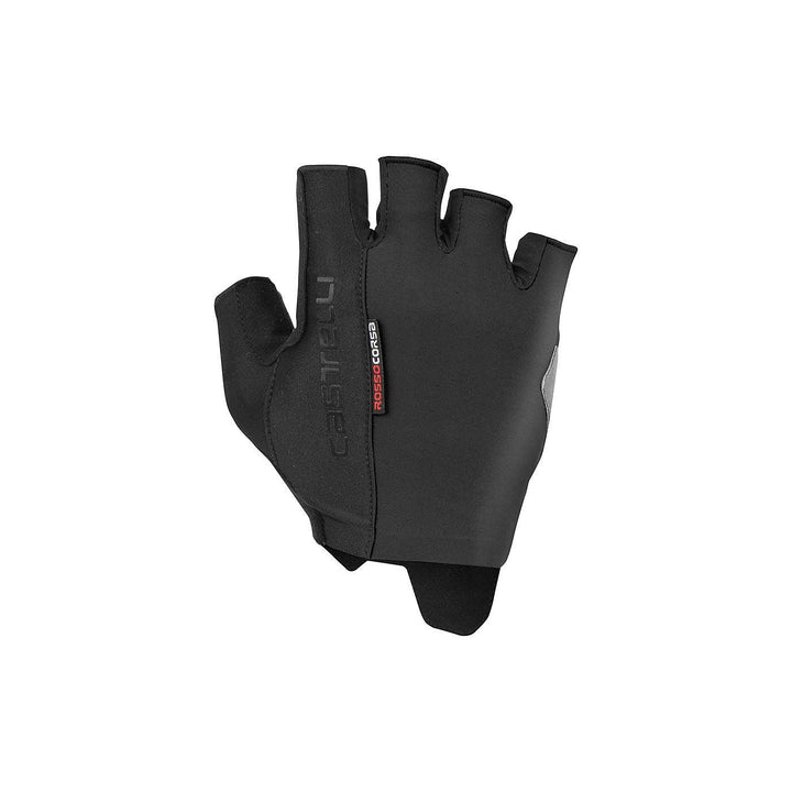 Castelli Rosso Corsa Espresso Mens Cycling Gloves (Black) - BUMSONTHESADDLE