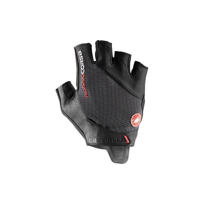 Castelli Rosso Corsa Pro V Mens Cycling Gloves (Dark Gray) - BUMSONTHESADDLE