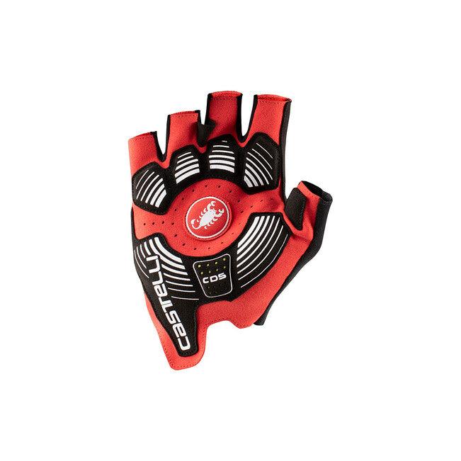 Castelli Rosso Corsa Pro V Mens Cycling Gloves (Red) - BUMSONTHESADDLE