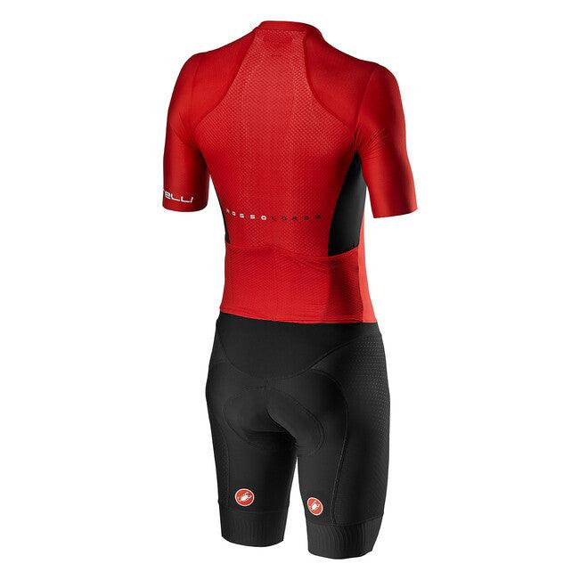 Castelli Sanremo 4.1 Speedsuit (Black/Red) - BUMSONTHESADDLE