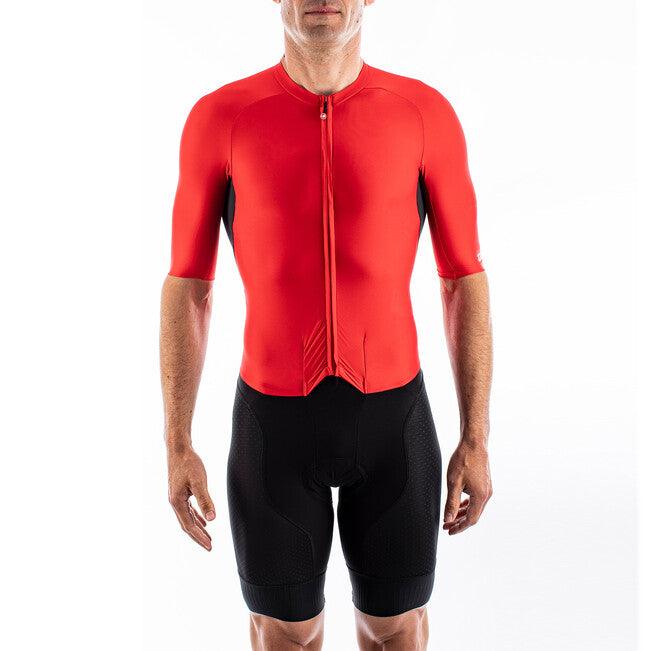 Castelli Sanremo 4.1 Speedsuit (Black/Red) - BUMSONTHESADDLE