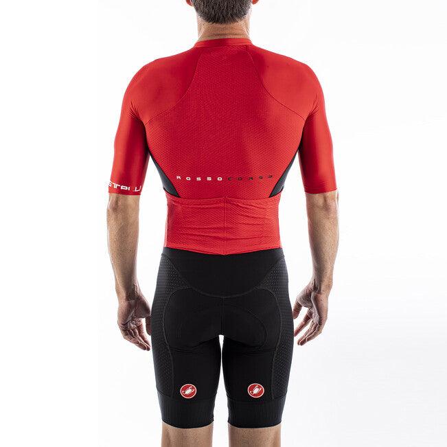 Castelli Sanremo 4.1 Speedsuit (Black/Red) - BUMSONTHESADDLE