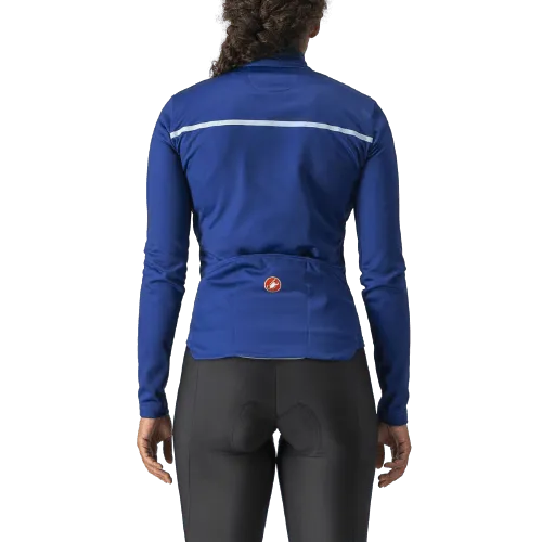 Castelli Sinergia 2 Womens Cycling Jersey (Sodalite Blue/Sterling Blue) - BUMSONTHESADDLE