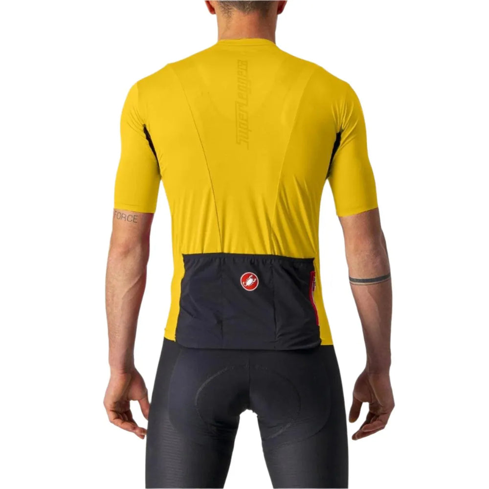 Castelli Superleggera 2 Mens Cycling Jersey (Saffron) - BUMSONTHESADDLE