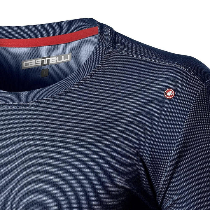 Castelli Tech Tee (Dark Infinity Blue) - BUMSONTHESADDLE