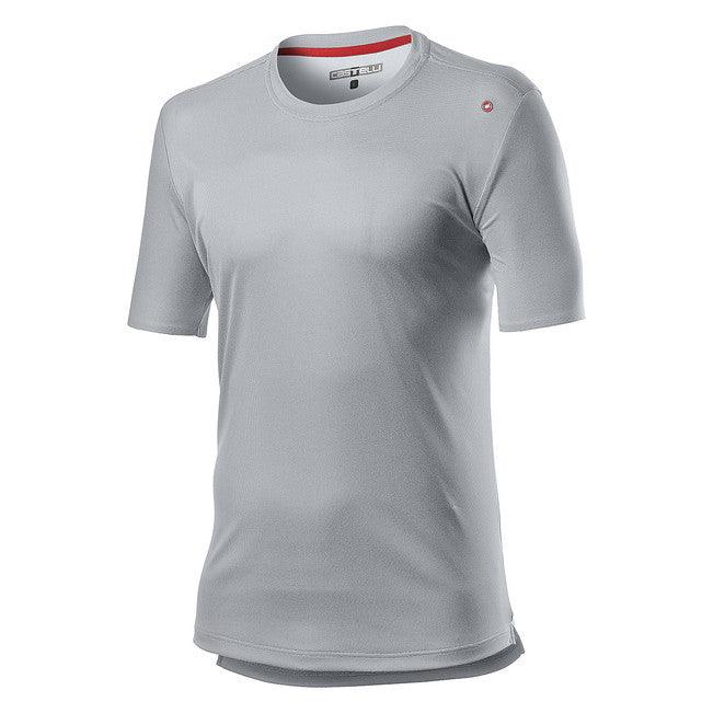 Castelli Tech Tee (Silver Grey) - BUMSONTHESADDLE