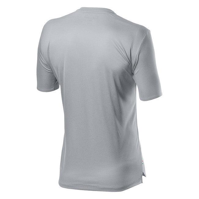 Castelli Tech Tee (Silver Grey) - BUMSONTHESADDLE