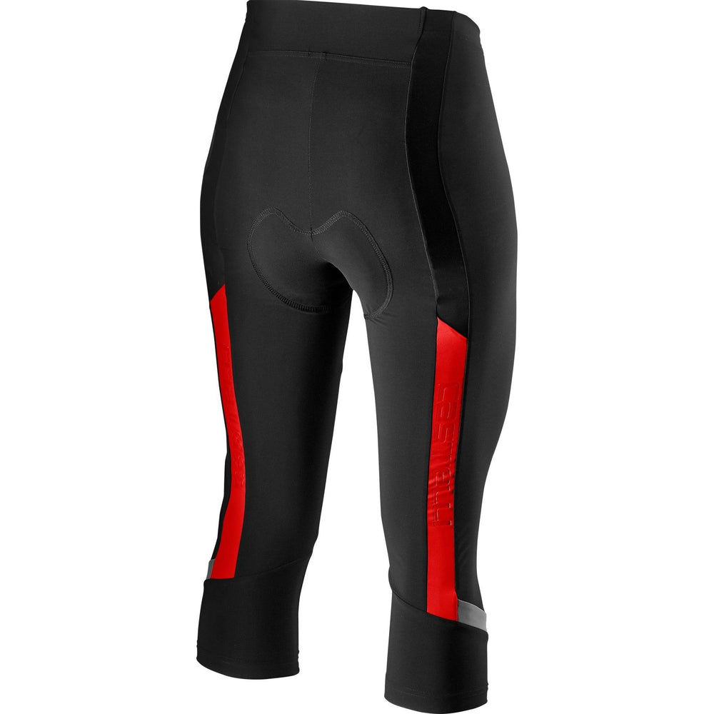 Castelli Velocissima 2 Knicker (Black/Red) - BUMSONTHESADDLE