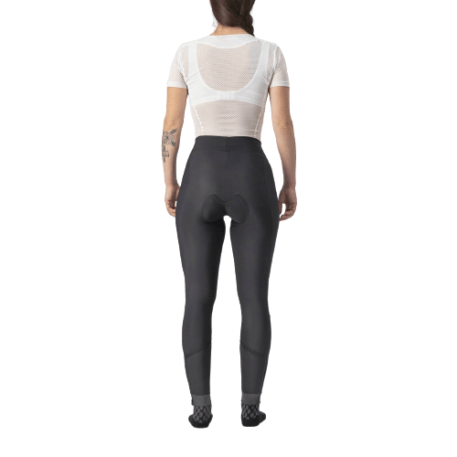 Castelli Velocissima Thermal Womens Cycling Tight (Black/Black Reflex) - BUMSONTHESADDLE