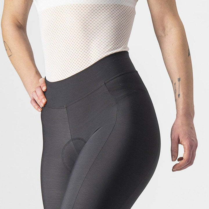 Castelli Velocissima Thermal Womens Cycling Tight (Black/Black Reflex) - BUMSONTHESADDLE