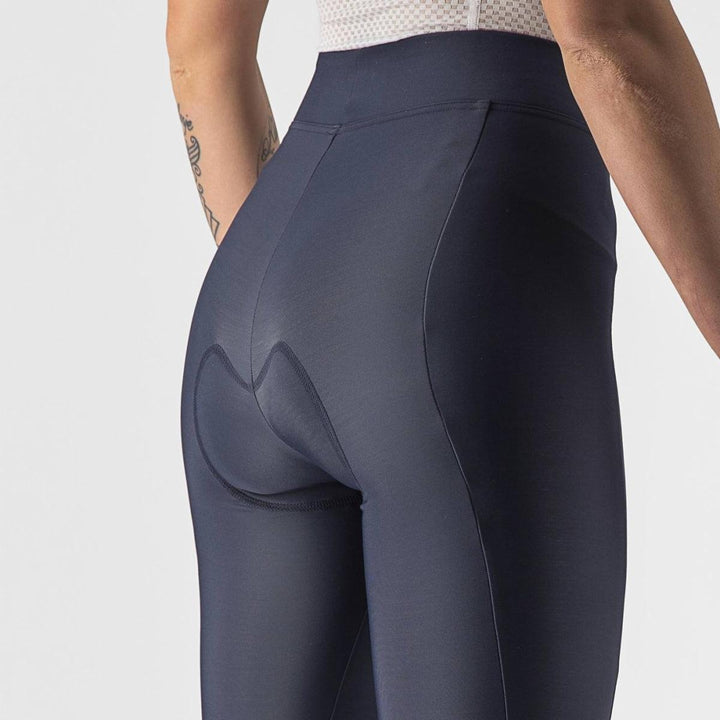 Castelli Velocissima Thermal Womens Cycling Tight (Savile Blue/Silver-Silver Reflex) - BUMSONTHESADDLE