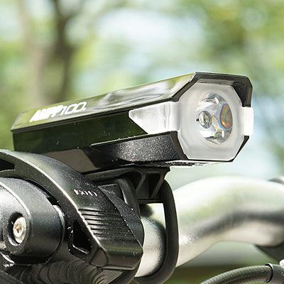 Cateye AMPP 100 Front Light (Black) - BUMSONTHESADDLE