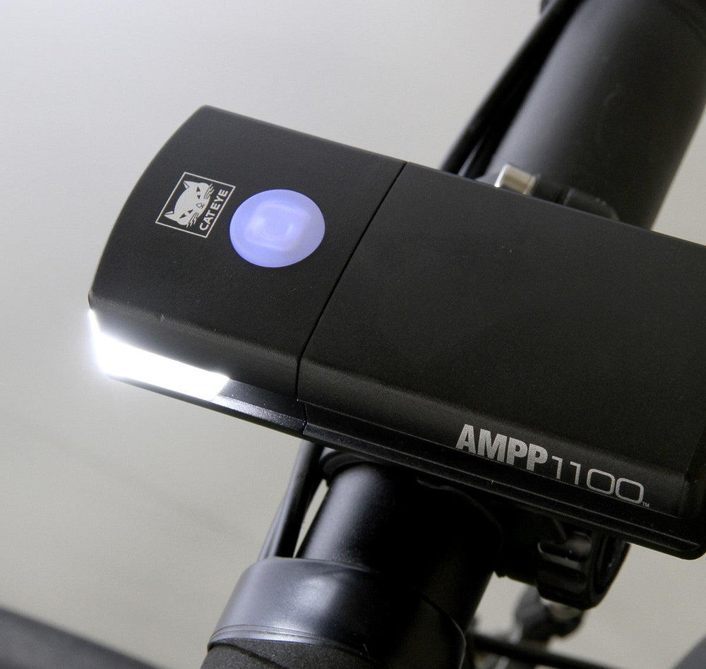 Cateye AMPP 1100 Front Light (Black) - BUMSONTHESADDLE