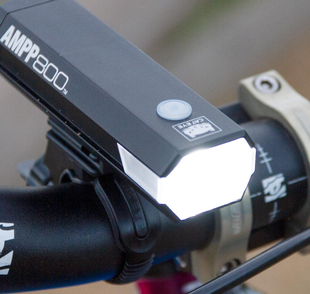 Cateye AMPP 800 Front Light (Black) - BUMSONTHESADDLE