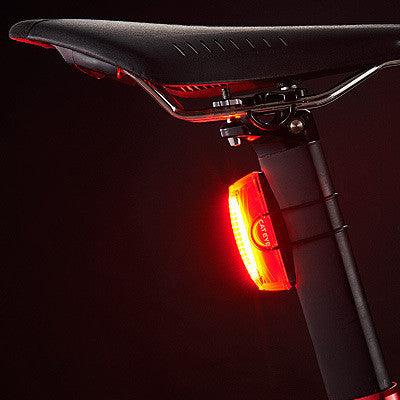 Cateye Rapid X2 Kinetic 15 Rear Light (Black) - BUMSONTHESADDLE