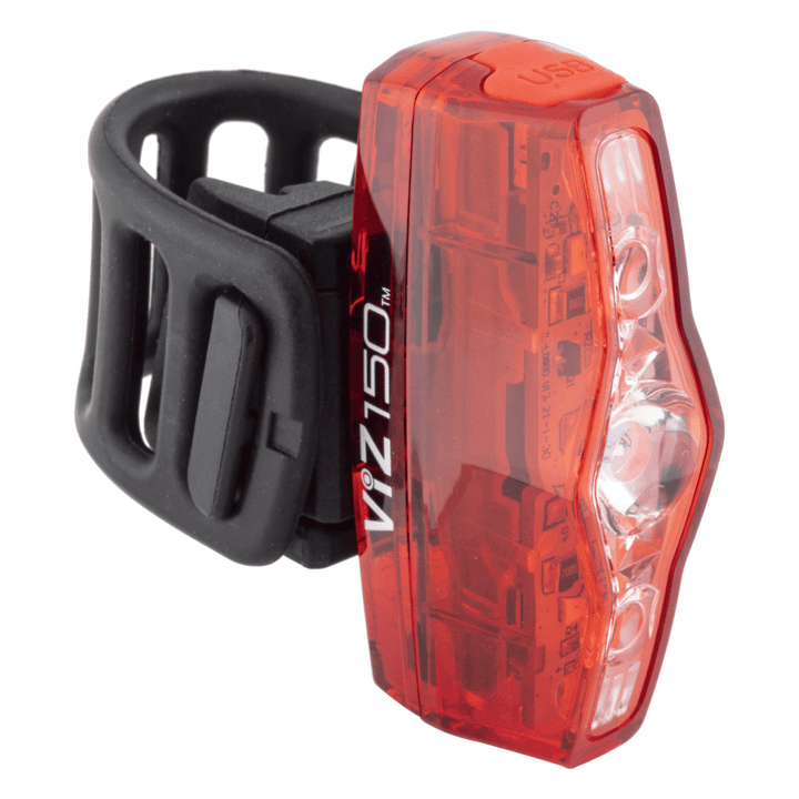 Cateye VIZ 150 Rear Light (Black) - BUMSONTHESADDLE