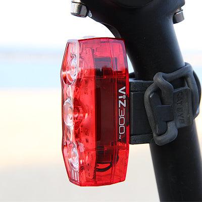 Cateye VIZ300 TL-LD810 Rear Light - BUMSONTHESADDLE