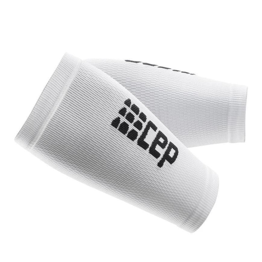 CEP Compression Forearm Sleeves (White/Black) - BumsOnTheSaddle