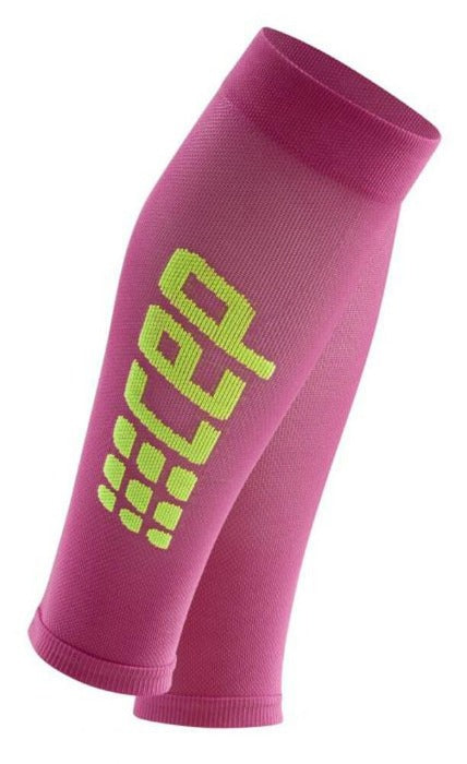 CEP Compression Pro+ Ultralight Calf Sleeves (Electric Pink/Green)