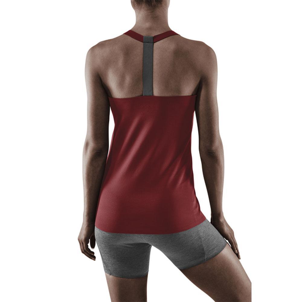 CEP Compression Training Tank Top (Cardio Cherry) - BUMSONTHESADDLE