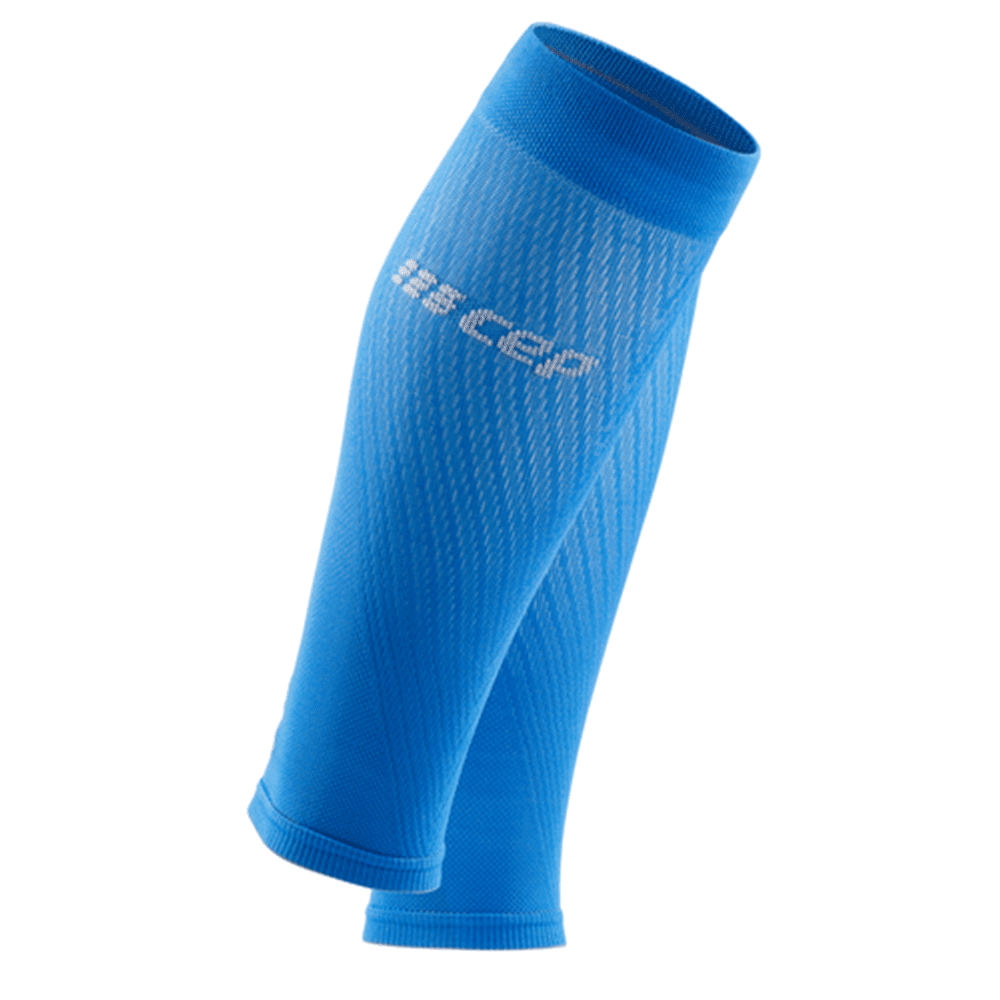 Cep Compression Ultralight Calf Sleeves (Electric Blue/Light Grey) - BUMSONTHESADDLE