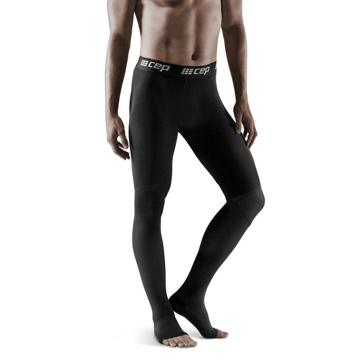 CEP Recovery Pro Mens Compression Tights (Black) - BUMSONTHESADDLE