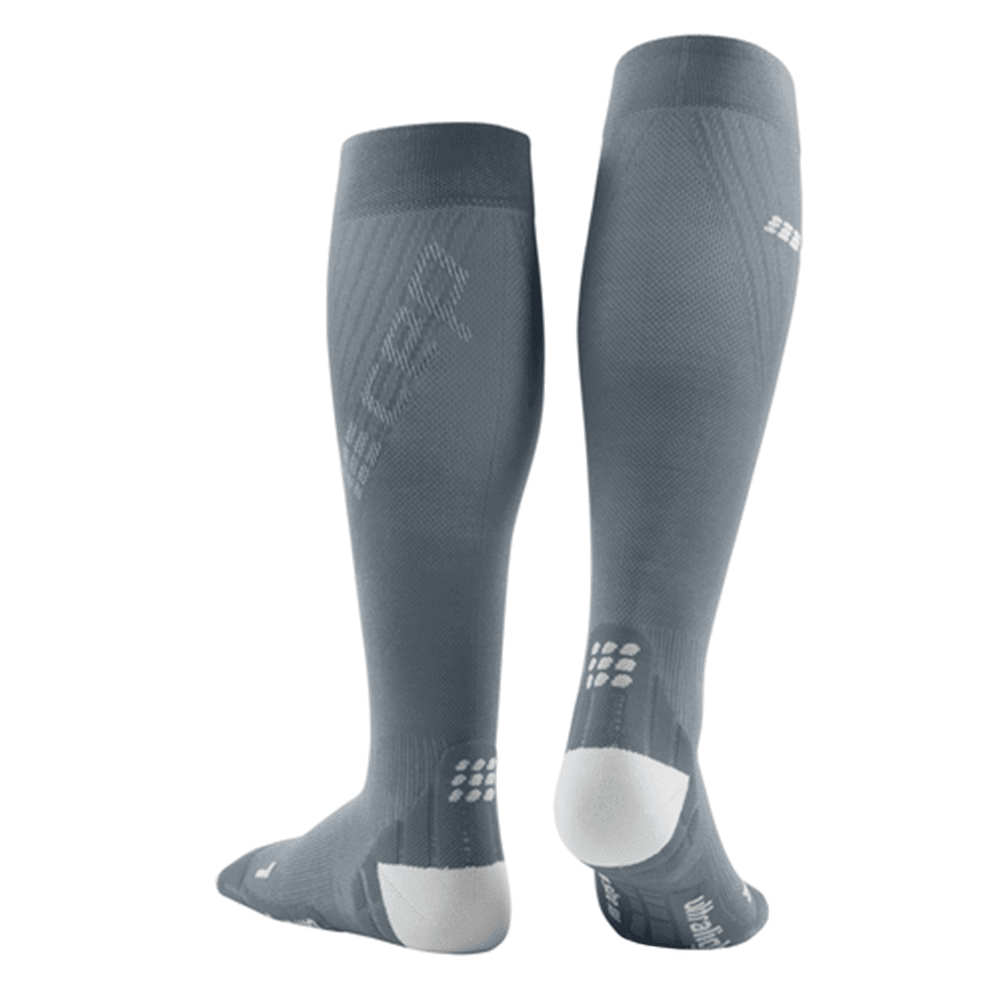 CEP Run Ultralight Mens Compression Socks (Grey/Light Grey) - BUMSONTHESADDLE