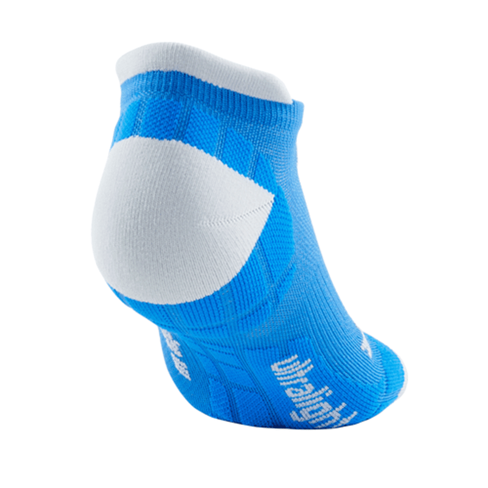 CEP Ultralight No Show Womens Compression Socks (Electric Blue/Light Grey) - BUMSONTHESADDLE