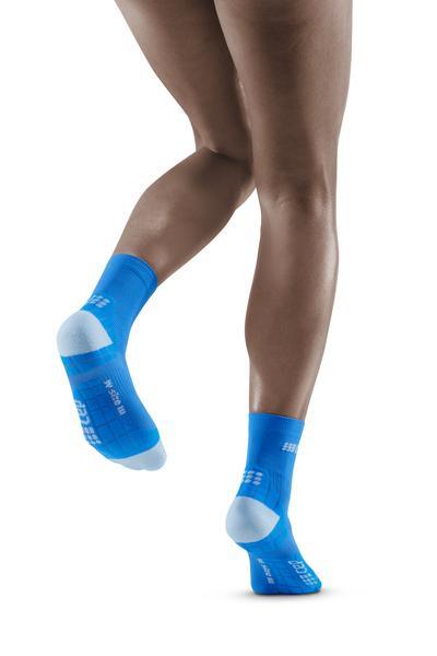 CEP Ultralight Short Womens Compression Socks (Electric Blue/Light Grey) - BUMSONTHESADDLE