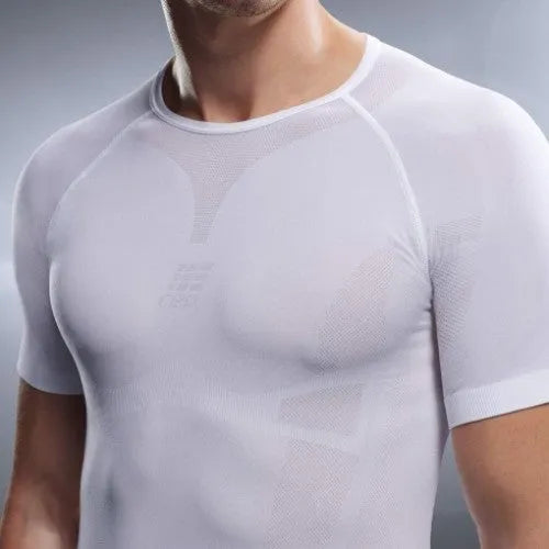 CEP Compression Active Ultralight Short Sleeve Men's Running T-Shirt (White)