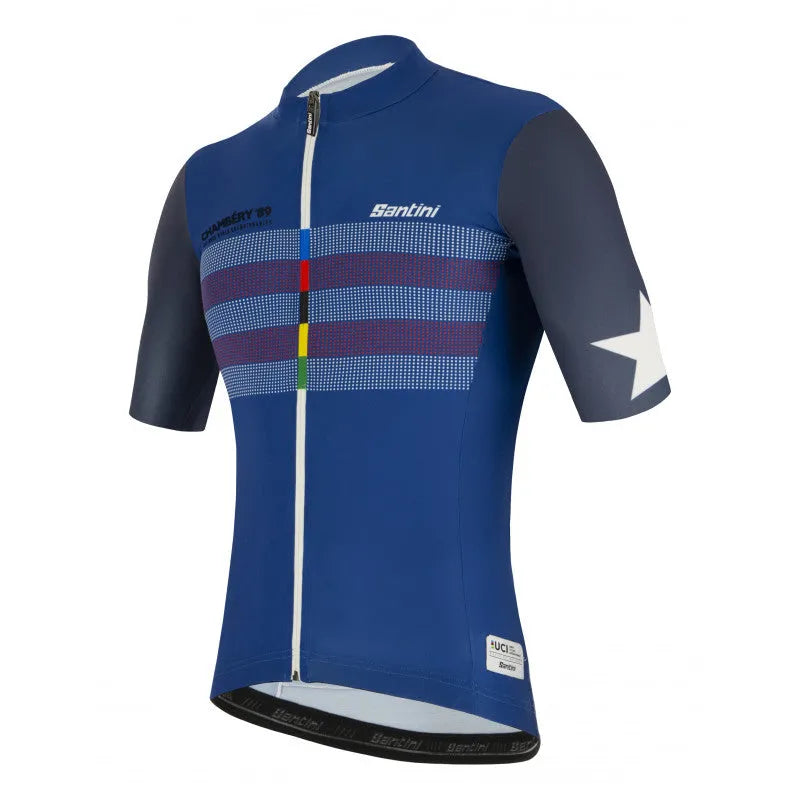 Santini Chambery 1989 Mens Cycling Jersey (Print)