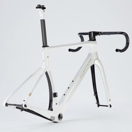 Chapter 2 KOKO Disc Brake Road Frameset (White/Grey) - BUMSONTHESADDLE