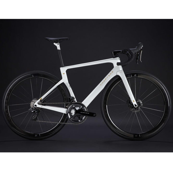 Chapter 2 KOKO Disc Brake Road Frameset (White/Grey) - BUMSONTHESADDLE