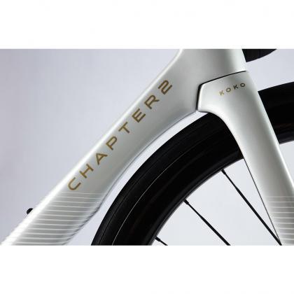 Chapter 2 KOKO Disc Brake Road Frameset (White/Grey) - BUMSONTHESADDLE