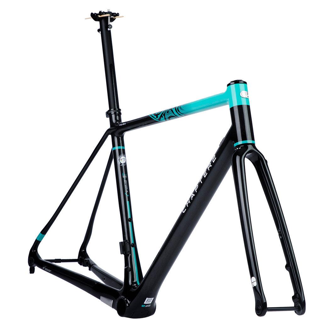 Chapter2 HURU Disc Brake Frameset (Aqua/UD) - BUMSONTHESADDLE