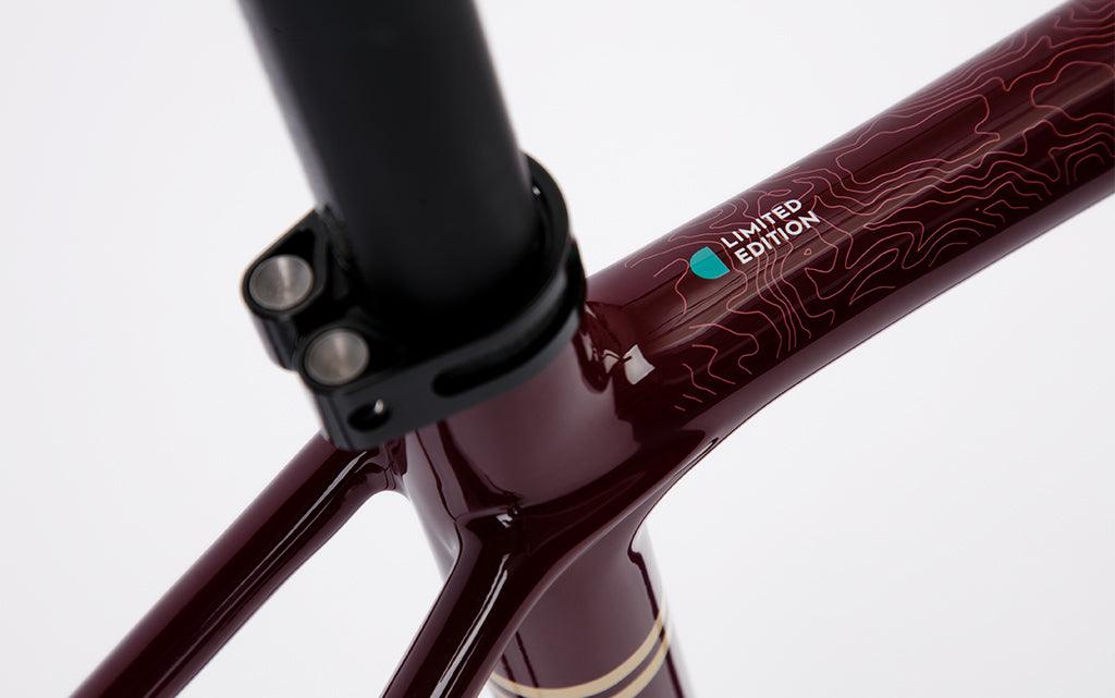 Chapter2 Huru Disc Brake Frameset (Maroon) - BUMSONTHESADDLE