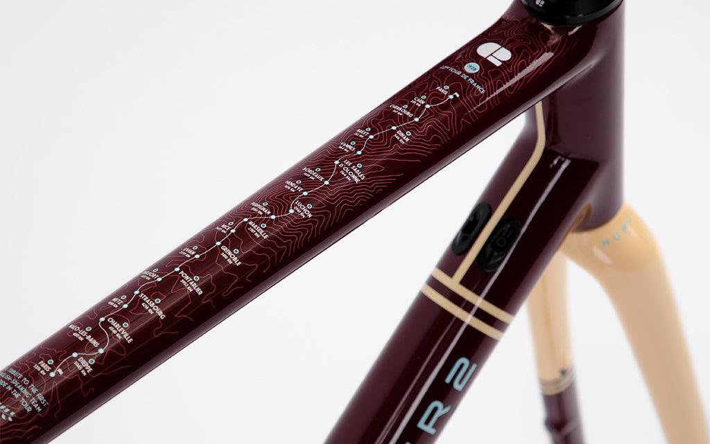 Chapter2 Huru Disc Brake Frameset (Maroon) - BUMSONTHESADDLE