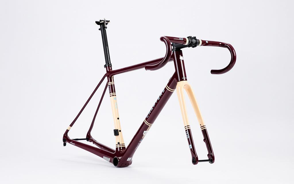 Chapter2 Huru Disc Brake Frameset (Maroon) - BUMSONTHESADDLE