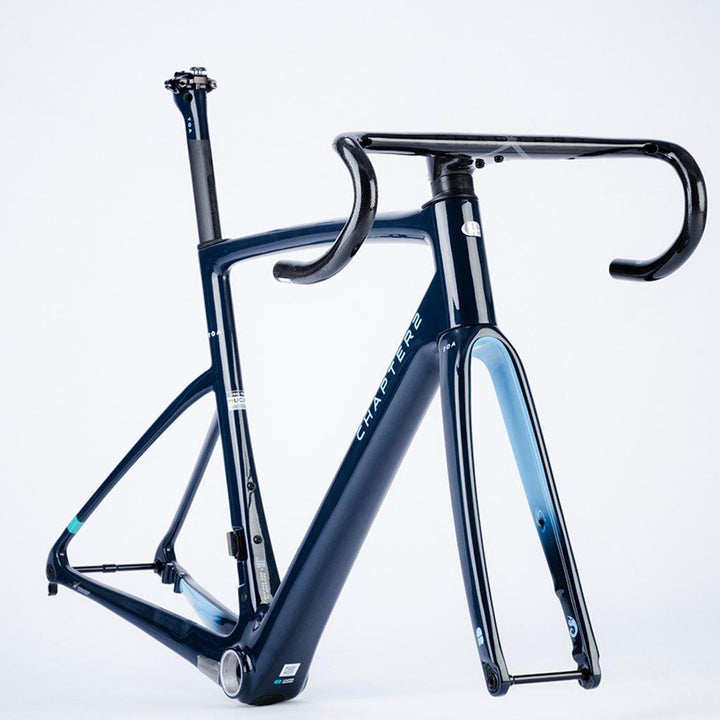 Chapter2 TOA Race Disc Brake Frameset (Blue/Cyan) - BUMSONTHESADDLE