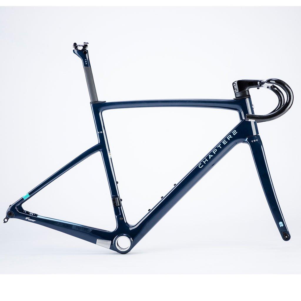 Chapter2 TOA Race Disc Brake Frameset (Blue/Cyan) - BUMSONTHESADDLE