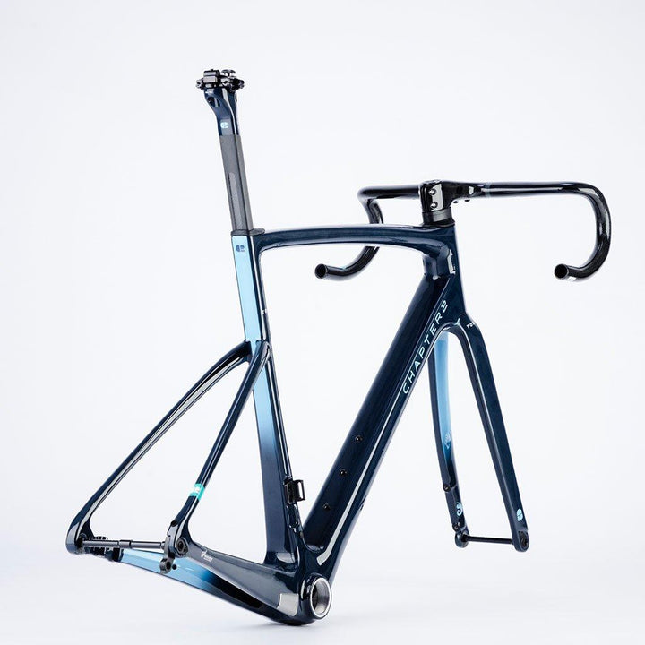 Chapter2 TOA Race Disc Brake Frameset (Blue/Cyan) - BUMSONTHESADDLE