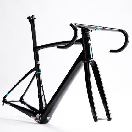 Chapter2 TOA Race Disc Brake Frameset (Glossy Black) - BUMSONTHESADDLE