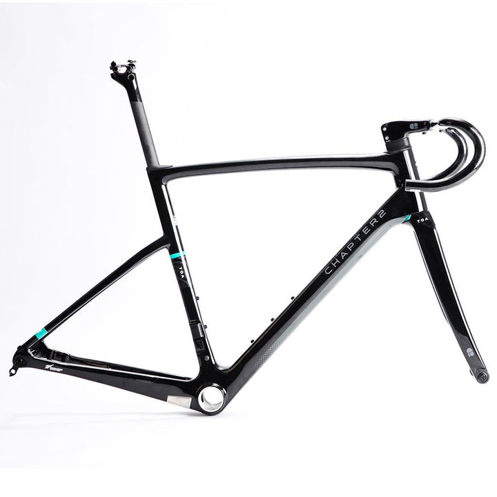 Chapter2 TOA Race Disc Brake Frameset (Glossy Black) - BUMSONTHESADDLE