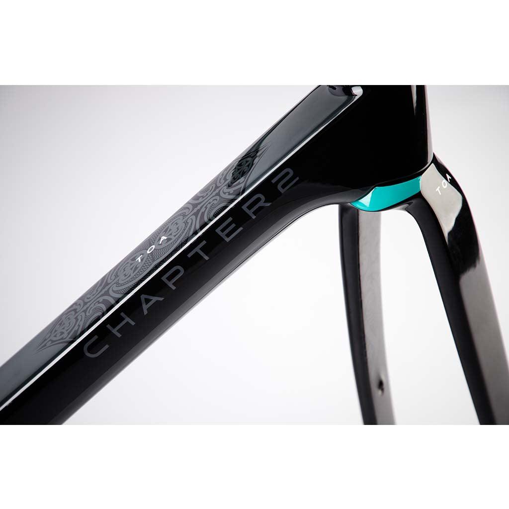 Chapter2 TOA Race Disc Brake Frameset (Glossy Black) - BUMSONTHESADDLE